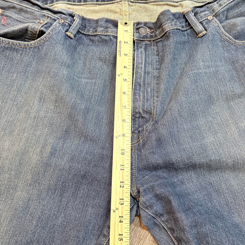 Polo Ralph Lauren Jeans Mens 44x30 Blue Classic Fit 867 Denim Designer - Picture 8 of 10